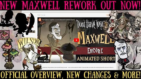 don't starve together maxwell rework.